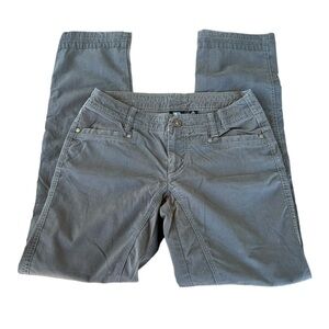 Kuhl Straight Leg Hiking Outdoor Pants Vintage Patina Gray Articulated Size 6